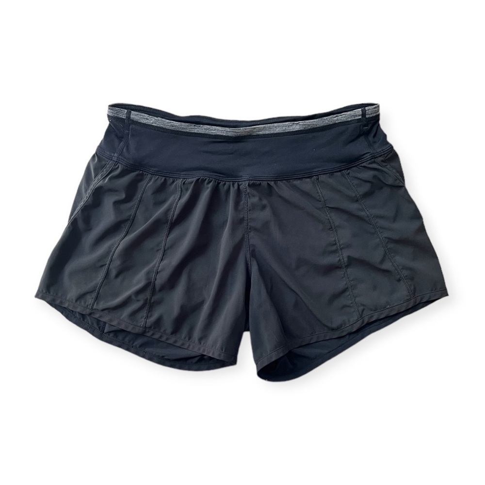 Lululemon Black Run Times Short, sz 4